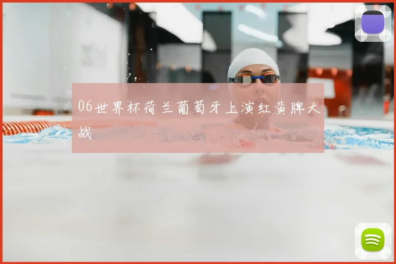 06世界杯荷兰葡萄牙上演红黄牌大战